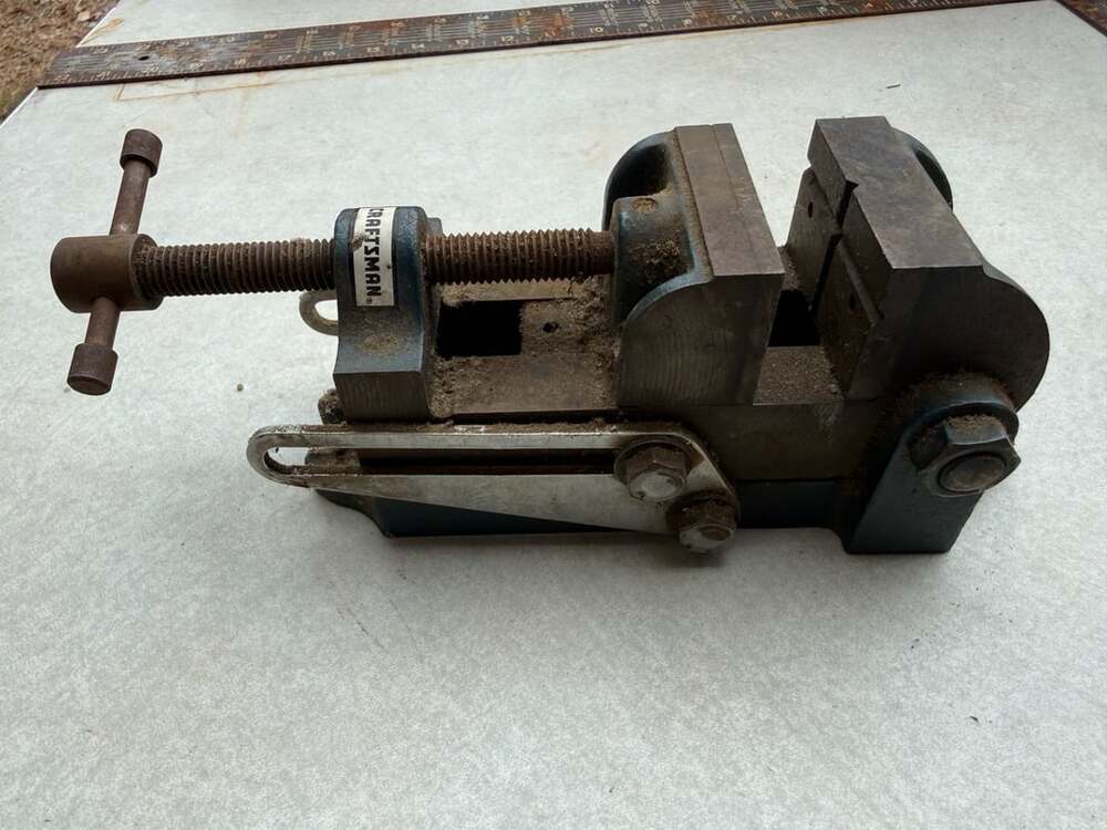 Craftsman Tilting Drill Press Machinist Vise 2-1/2 Vintage USA